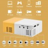 Tonysa Mini Projecteur LED HD HDMI Son Stéréo Clair, AV/USB/HDMI/TF Mini Projecteur Portable Sortie Audio 3,5 mm Home Cinéma