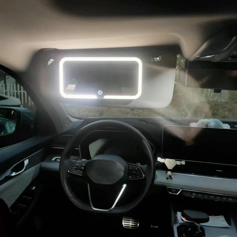 Rétroviseurs de voiture | Rétroviseurs de voiture réglables | Rétroviseurs de voiture LED | Pare-soleil de voiture LED avec 3