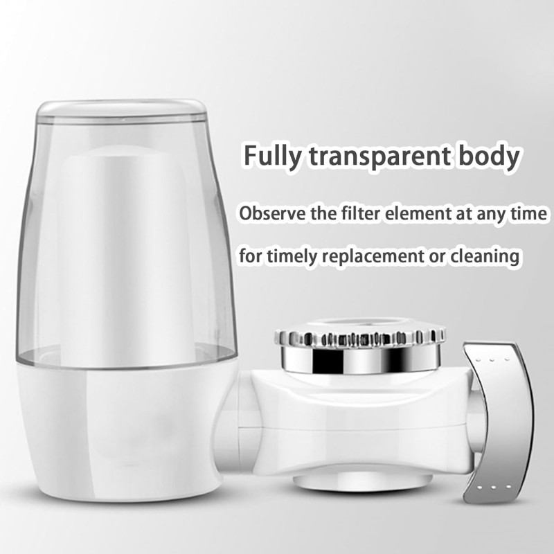 Lvpradior Purificateur d'eau de robinet, filtres à montage de robinet, filtre à eau à charbon actif pour robinets standard