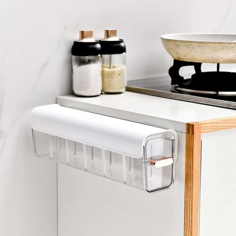 Boîte De Rangement De Culottes De Sous-Vêtements Transparentes À Suspendre Au Mur, Boîte De Rangement Multifonctionnelle Sans