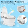 Ikodm Siège de toilette pour bébé, pot pour enfant, type de tiroir Baby Potty, entraîneur de toilette avec poignées, coussin en