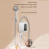 Chauffe-eau électrique instantané 3500 W, ensemble de mélangeur de douche thermostatique instantané, protection contre la