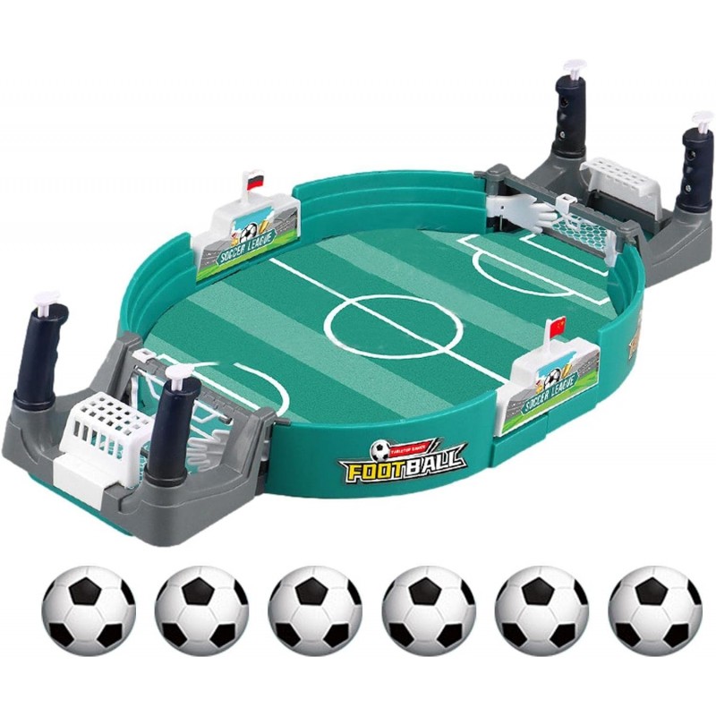 Uhngw Petit Jeu de Football à Main, Petit Jeu de Football sur Table,Jeux de Football pour - Ballon de Football de Table pour,