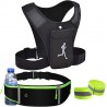 BDSHUNBF Ceinture Running Smartphone, Veste de Running Porte, Support de Téléphone pour Gilet de Course, Ceinture Running