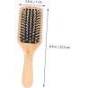 FOMIYES 2 Pièces Brosse à Cheveux Brillante Peignes à Cheveux Tout Pinceau Coiffant Peignes à Coussin D'air Brosse Propre