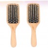 FOMIYES 2 Pièces Brosse à Cheveux Brillante Peignes à Cheveux Tout Pinceau Coiffant Peignes à Coussin D'air Brosse Propre