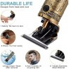 Machine à Raser | Coupe De Cheveux Professionnel Rechargeable Sans Fil Électrique Clippers Trimmer Cheveux Cutting Kit avec 4