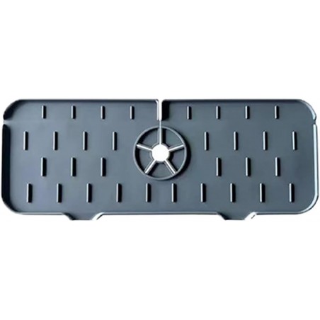 Tapis absorbant pour robinet, protection contre les éclaboussures d'évier de robinet en silicone, tapis anti-goutte pour évier,
