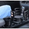 Extension de gobelet de voiture 2 en 1 - Support de boisson de voiture - Base d'adaptateur réglable à 360° - Idéal pour les