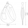  écharpe en Coton Doux pour bébé écharpe de Portage Respirante hamac pour bébé pour