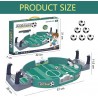 Mini baby-foot interactif avec 6 ballons de football - Jeu de table - Jouet de bureau - Kit de football - Pour enfants et