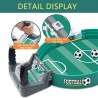 Mini baby-foot interactif avec 6 ballons de football - Jeu de table - Jouet de bureau - Kit de football - Pour enfants et