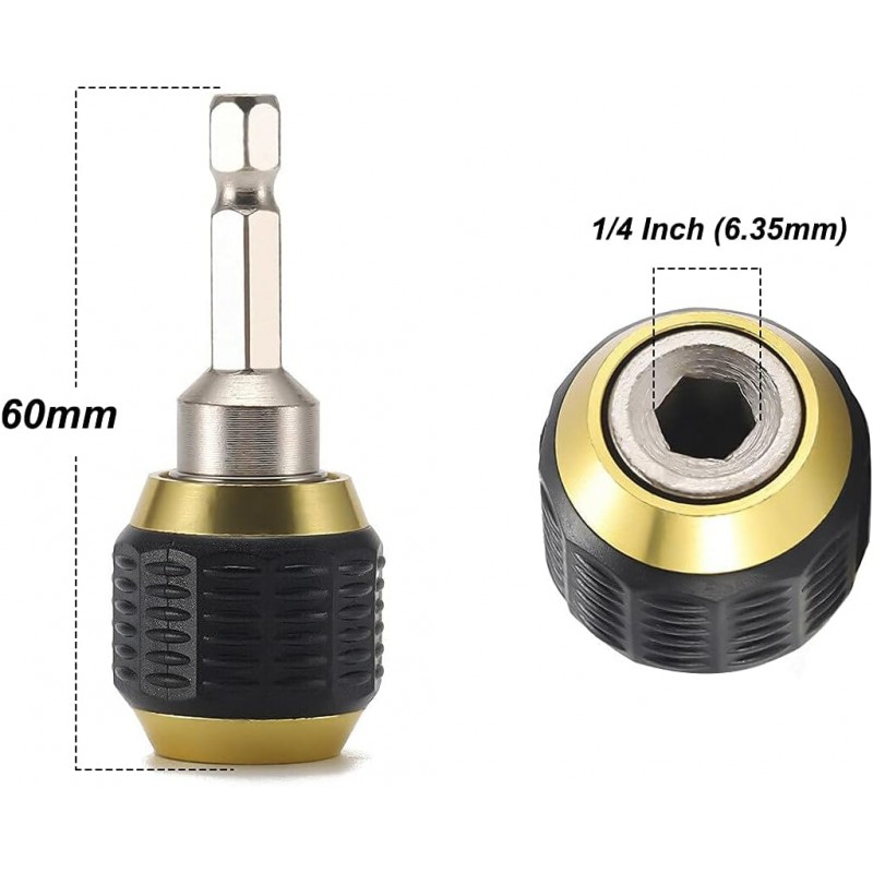 Outil de mandrin de perceuse à connexion rapide