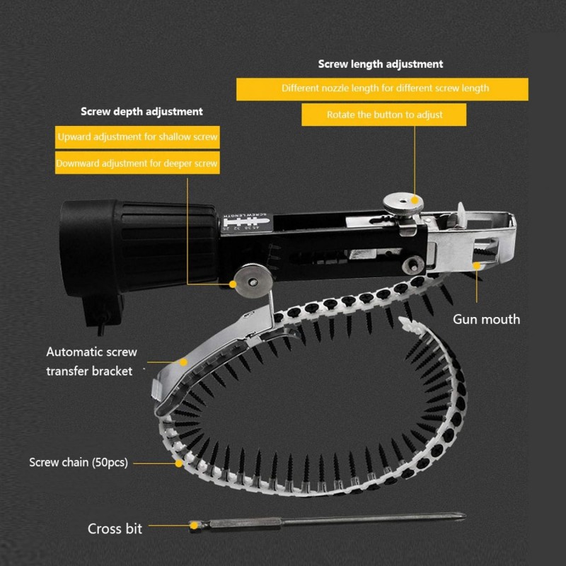  pistolet à vis pour cloison sèche