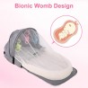 Lit de voyage portable pliable multifonctionnel pour bébé