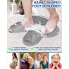 Tapis de nettoyage des pieds de nouvelle conception Manme Health avec ventouses en silicone antidérapantes en forme de lapin