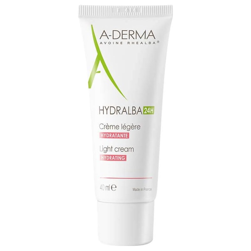 A-derma Hydralba Crème hydratante légère 40 ml