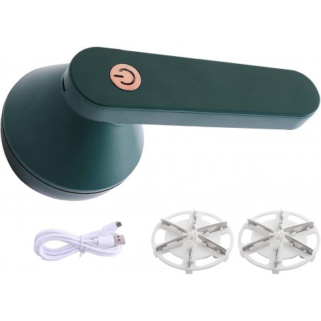 Lecerrot Dissolvant De Peluche Électrique Rechargeable, Rasoir De Dissolvant De Charpie, Rasoir Électrique À Peluches avec 2