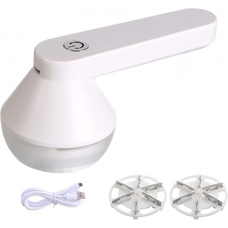 Lecerrot Dissolvant De Peluche Électrique Rechargeable, Rasoir De Dissolvant De Charpie, Rasoir Électrique À Peluches avec 2