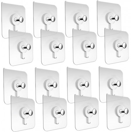SEWACC Lot De 5 Adhésifs Pour Murs Extérieurs Pour Tableaux Muraux Auto-adhésifs Sans Danger Pour Objets Lourds 30 Pièces X 5