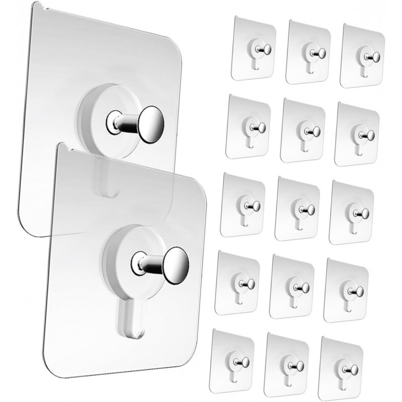 SEWACC Lot De 5 Adhésifs Pour Murs Extérieurs Pour Tableaux Muraux Auto-adhésifs Sans Danger Pour Objets Lourds 30 Pièces X 5