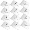 SEWACC Lot De 5 Adhésifs Pour Murs Extérieurs Pour Tableaux Muraux Auto-adhésifs Sans Danger Pour Objets Lourds 30 Pièces X 5
