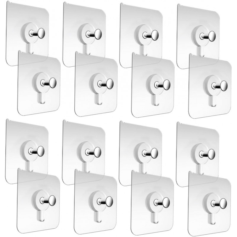 SEWACC Lot De 5 Adhésifs Pour Murs Extérieurs Pour Tableaux Muraux Auto-adhésifs Sans Danger Pour Objets Lourds 30 Pièces X 5