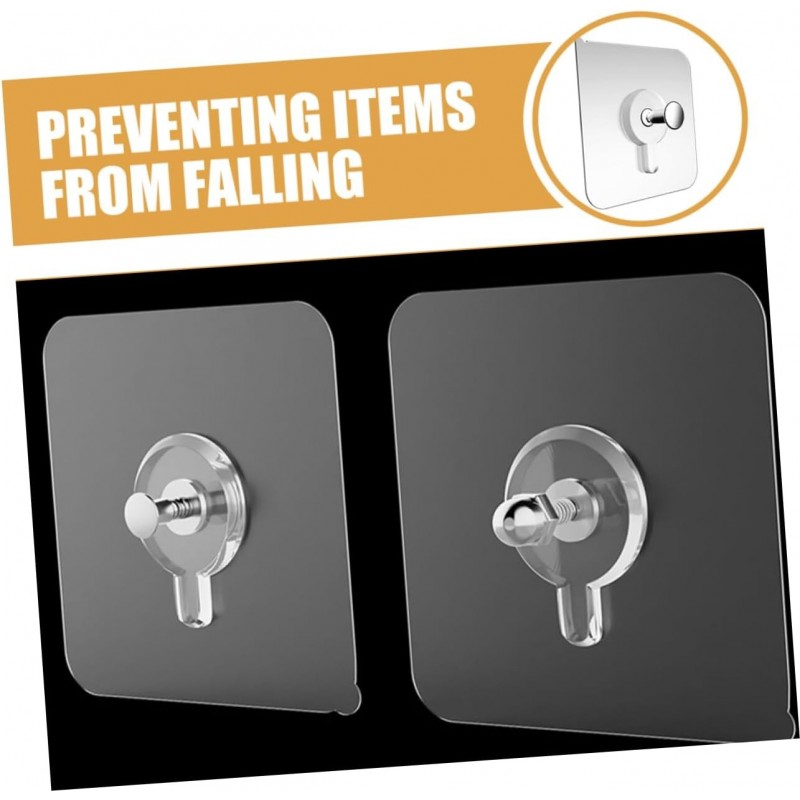 SEWACC Lot De 5 Adhésifs Pour Murs Extérieurs Pour Tableaux Muraux Auto-adhésifs Sans Danger Pour Objets Lourds 30 Pièces X 5