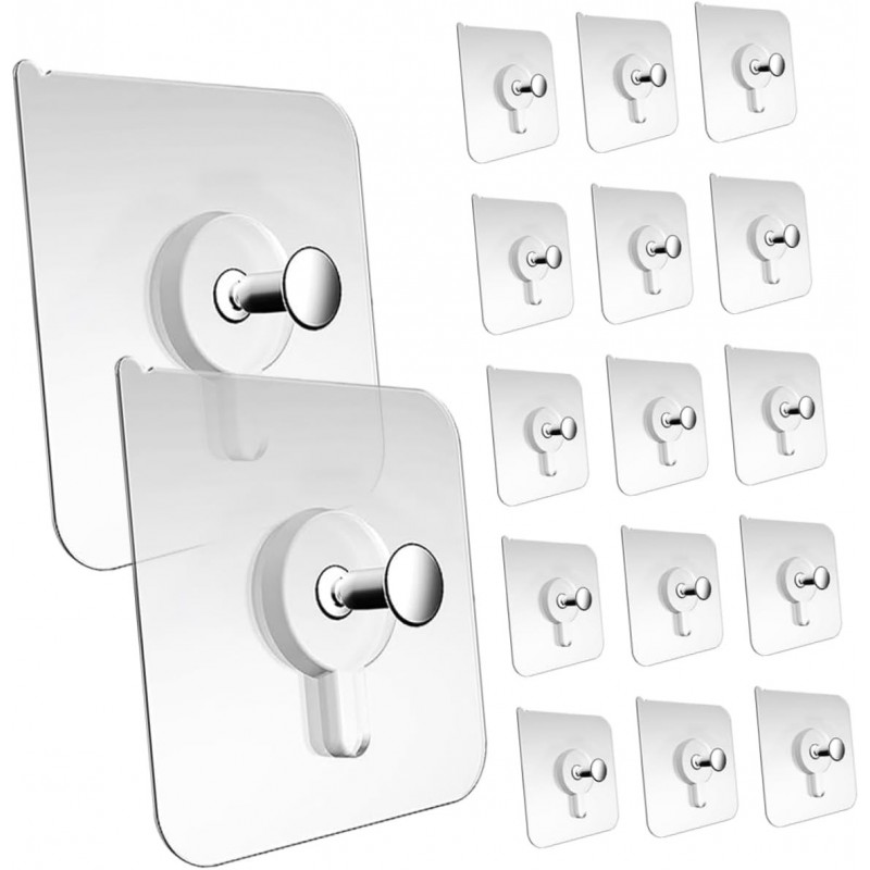 SEWACC Lot De 5 Adhésifs Pour Murs Extérieurs Pour Tableaux Muraux Auto-adhésifs Sans Danger Pour Objets Lourds 30 Pièces X 5