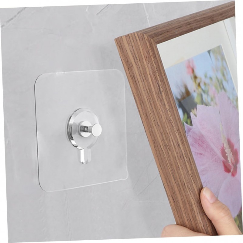 SEWACC Lot De 5 Adhésifs Pour Murs Extérieurs Pour Tableaux Muraux Auto-adhésifs Sans Danger Pour Objets Lourds 30 Pièces X 5