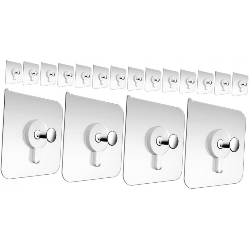 SEWACC Lot De 5 Adhésifs Pour Murs Extérieurs Pour Tableaux Muraux Auto-adhésifs Sans Danger Pour Objets Lourds 30 Pièces X 5