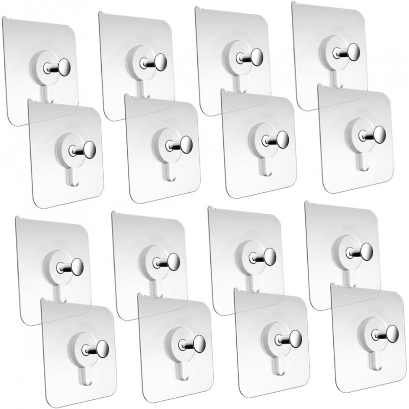 SEWACC Lot De 5 Adhésifs Pour Murs Extérieurs Pour Tableaux Muraux Auto-adhésifs Sans Danger Pour Objets Lourds 30 Pièces X 5
