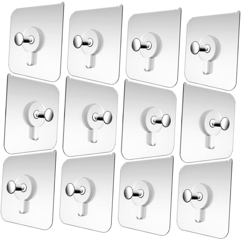 SEWACC Lot De 5 Adhésifs Pour Murs Extérieurs Pour Tableaux Muraux Auto-adhésifs Sans Danger Pour Objets Lourds 30 Pièces X 5