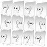 SEWACC Lot De 5 Adhésifs Pour Murs Extérieurs Pour Tableaux Muraux Auto-adhésifs Sans Danger Pour Objets Lourds 30 Pièces X 5