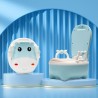 Jopassy Pot pour enfants, pot pour enfant avec motif vache, type de tiroir, toilettes avec poignées, brosse, coussin en
