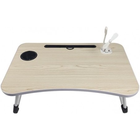 Iacob Laptop Bed Table Lap Standing Desk for Sofa Breakfast, Laptop Desk Folding Coffee Tray Notebook Stand Reading Holder for