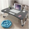 Iacob Laptop Bed Table Lap Standing Desk for Sofa Breakfast, Laptop Desk Folding Coffee Tray Notebook Stand Reading Holder for